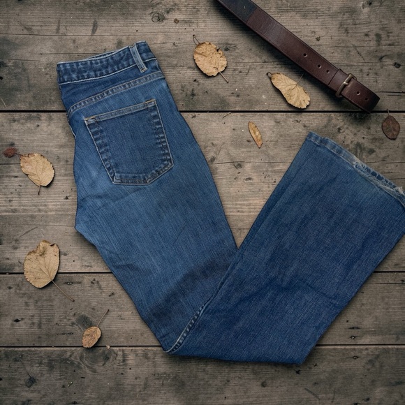 Banana Republic Denim - BANANA REPUBLIC| WOMENS Dark Stretch Denim Boot Cut Jeans 4R